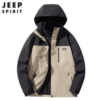 JEEPspirit吉普情侣保暖内胆冬棉服可卸外套三合一加厚两件套