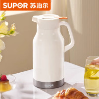 苏泊尔SUPOR 保温保冷不锈钢水杯350ml 高硼硅玻璃内胆 落地防滑设计 便携随行杯