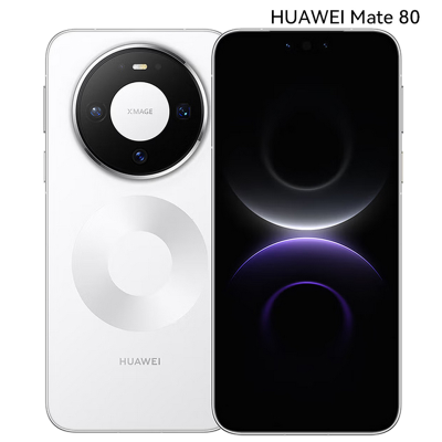 HUAWEI Mate 80 麒麟9020 12GB+512GB 雪域白 第二代红枫影像 鸿蒙AI 靠玄武架构 直屏鸿蒙手机