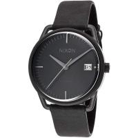 尼克松(Nixon)男士机械表自动上链38mm黑盘黑皮带