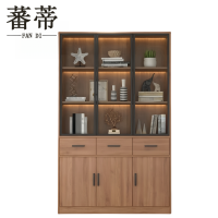 蕃蒂资料柜三门三抽台