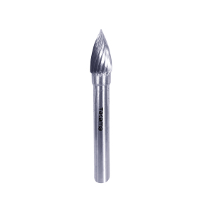 高松takama 硬质合金旋转锉单槽弧型尖头G型3*13*3mm904703 1支/盒