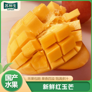 SF快递[苏鲜生]新鲜红玉芒 中果 净重8.5斤 单果200-300g