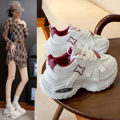 ins韩版新款老爹鞋女秋季学生跑步运动厚底女鞋休闲街拍
