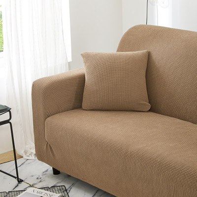 沙发套全包卍能全盖沙发罩四季沙发垫现代简约客厅通用弹力布艺 钛古咖 L[三人位长190-230cm以内]