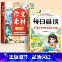 [全2册]好词好句好段+作文素材一本通 小学通用 [正版]小学生好词好句好段大全小学作文素材摘抄本语文优美句子积累大全一