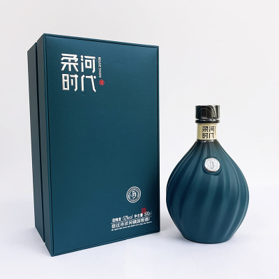 洋河镇柔河时代月色正柔-月系列42°纯粮酿造浓香型白酒高档礼盒500ml单瓶500ml*4整箱