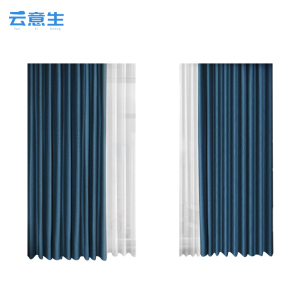 云意生 棉朵麻 窗帘 定制(罗马杆配件)/米