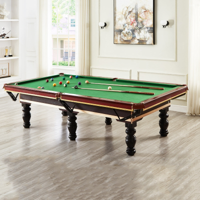  标准台球桌家用成人标准型美式黑8桌球迈高登台台球乒乓球二 默认