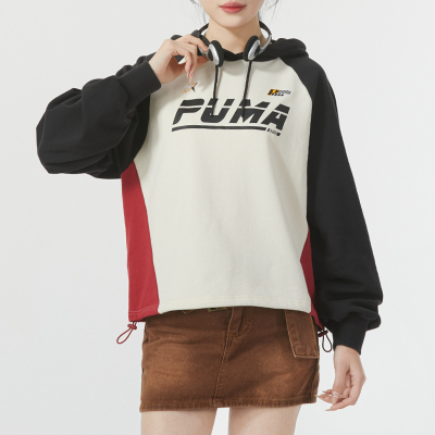 彪马(PUMA)卫衣女装新款户外耐磨舒适透气健身训练休闲衣套头衫625819-87 ZP