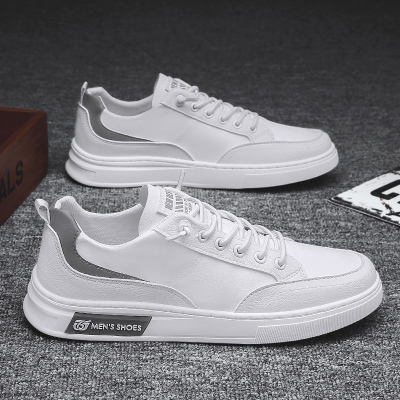 男士板鞋2021夏季新款帆布鞋男士休闲潮流百搭透气冰丝布小白鞋男