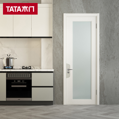 tata木门 现代简约室内门定制厨房门玻璃门实木复合油漆门卫生间门dy
