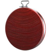 铁木菜板家用圆形实木砧板抗菌防霉整木案板大号刀板加厚 直径33cm厚度5cm