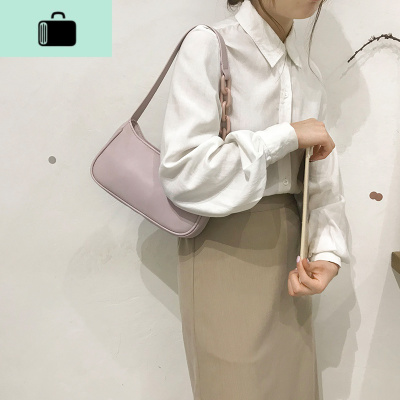 高级感小众包包女2020新款潮网红亚克力链条紫色腋下包手提单肩包NEW LAKE女士单肩包