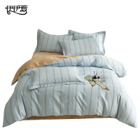 伊伊爱 全棉生态磨毛印花三件套