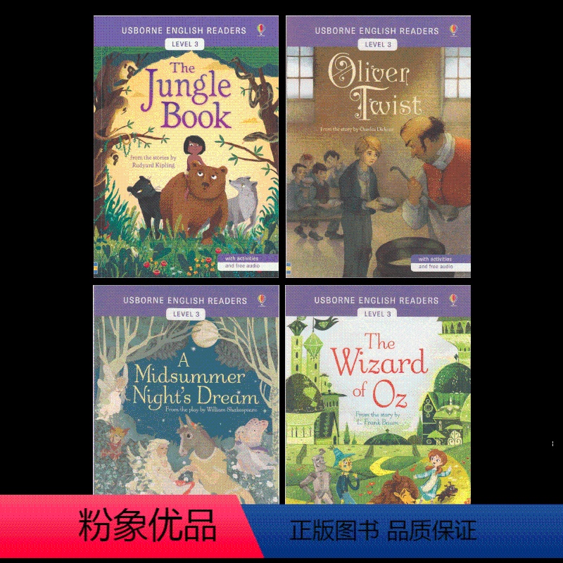 英语小读者高级4册 [正版]Usborne English Readers Little Red Riding Hood
