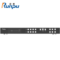 润普Runpu会议音频视频专业4进4出标准4K一体化矩阵支持内嵌音频切换视频墙画面分割矩阵RP-XN4H-4k