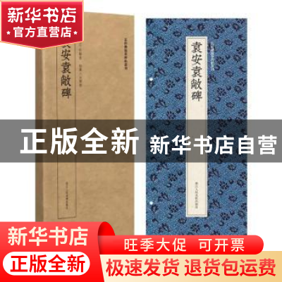 正版 袁安袁敞碑 浙江人民美术出版社 浙江人民美术出版社 978753