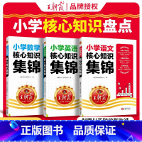 小学核心知识集锦[语文+数学+英语] 小学通用 [正版]小学核心知识集锦2024新版语文数学英语基础知识大全二三四五六年