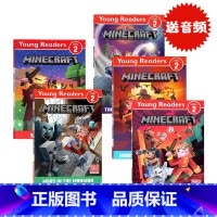 我的世界 5册 [正版]Minecraft Young Readers Level 2 我的世界分级读物2级5册 进口英