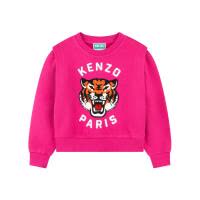 高田贤三(Kenzo)女童长袖棉涤套头卫衣圆领休闲舒适百搭运动卫衣