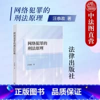 [正版] 2024新 网络犯罪的刑法原理 汪恭政 网络犯罪共同犯罪 犯罪竞合问题 人工智能犯罪刑法治理 侵犯计算机信息