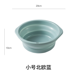 可折叠塑料脸盆便携式家用婴儿大号伸缩旅行洗脚盆折叠盆子特大
