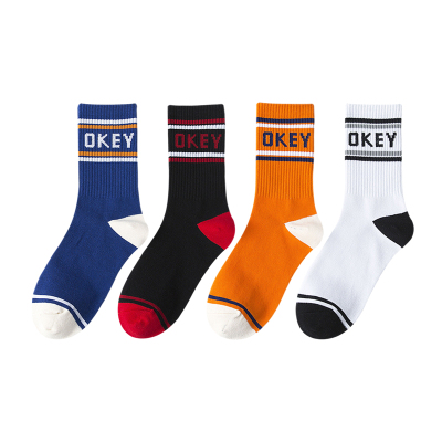 SUNTEK潮袜子男女中筒袜ins潮棉运动袜春夏季篮球袜高帮街头外穿春季