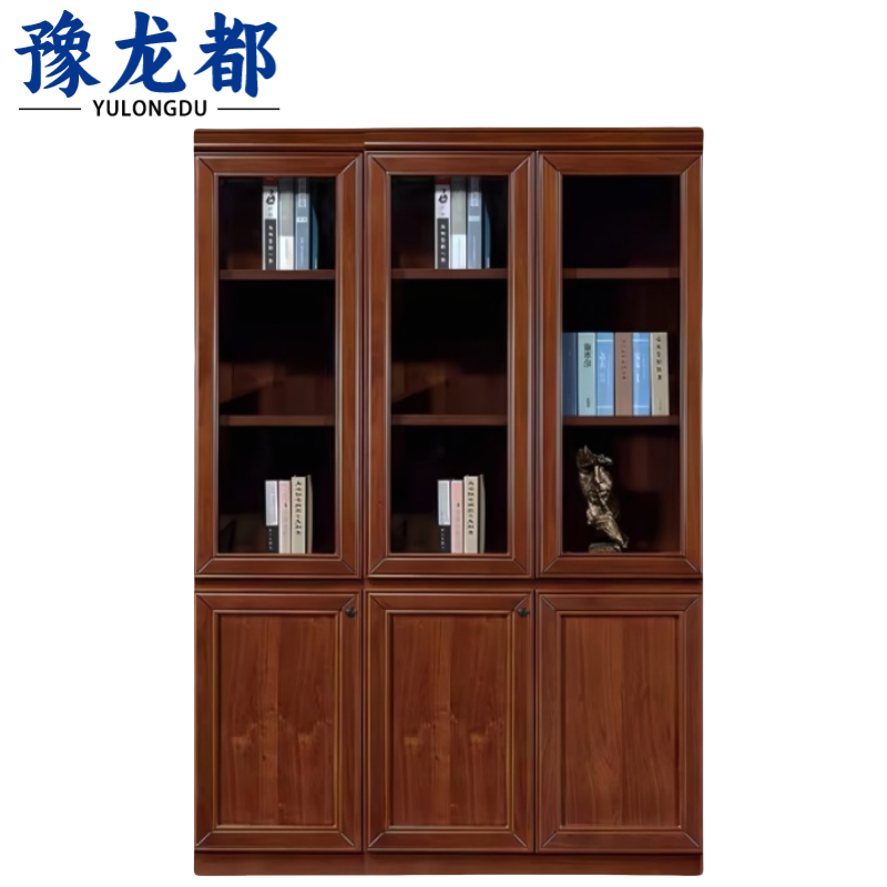 豫龙都 落地书柜 三门 台