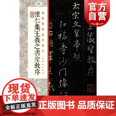书法经典放大·铭刻系列---怀仁集王羲之书圣教序(全本)