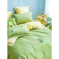 家柏饰(CORATED)家纺床上用品60支长绒棉贡缎床单被套学生宿舍全棉四件套