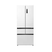 美菱 BCD-509WPU9CZX冰川白 法式五门双开门59.9cm超薄平嵌双系统制冰一级风冷冰箱