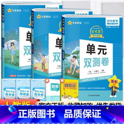 [人教版]九年级下册数物化(3本套装) 九年级/初中三年级 [正版]2024版金考卷九年级上册下册语文数学英语物理化学人