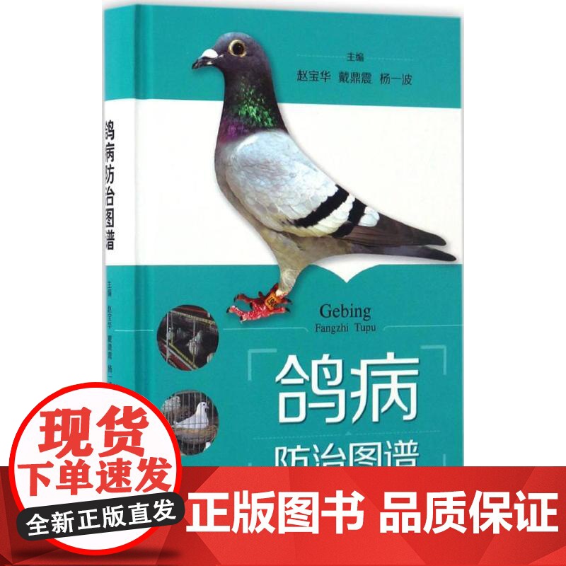 鸽病防治图谱赵宝华,戴鼎震,杨一波 主编WX