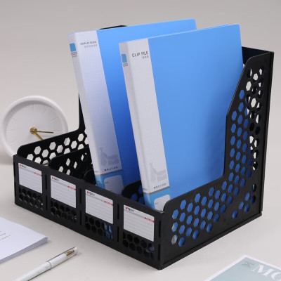 晨光文件框蜂窝形四联(黑色)ADM95082