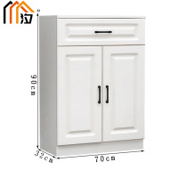 汐实木鞋柜两门个