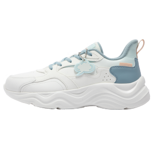 灵珑丨361°女鞋跑步鞋新款全黑运动鞋皮面防水轻便跑鞋