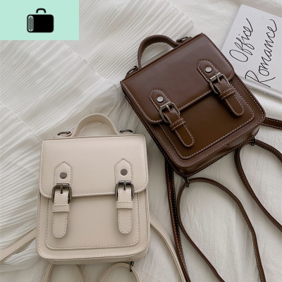 日系质感迷你双肩包女2020新款韩国学院风百搭小书包多用复古小包NEW LAKE
