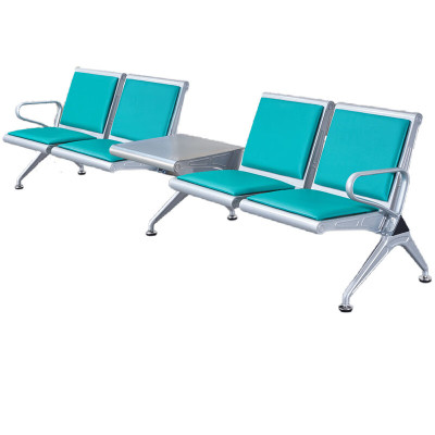 戴劲 靠背排椅候诊椅加厚机场银行车站医院等候椅大厅连椅四人位有垫