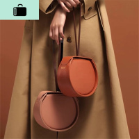 ins包包女2020新款韩国小众设计时尚抽绳个性手提斜跨单肩小圆包NEW LAKE女斜挎包