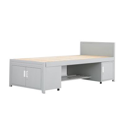 利特莱依制式上下铺钢制铁架高低床宿舍床铁艺组合床制式消防床