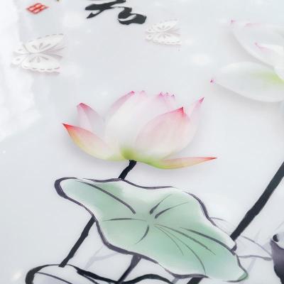 家柏饰(CORATED)中国风茶几垫桌布防水防油防烫免洗pvc软玻璃水晶板厚塑料桌垫