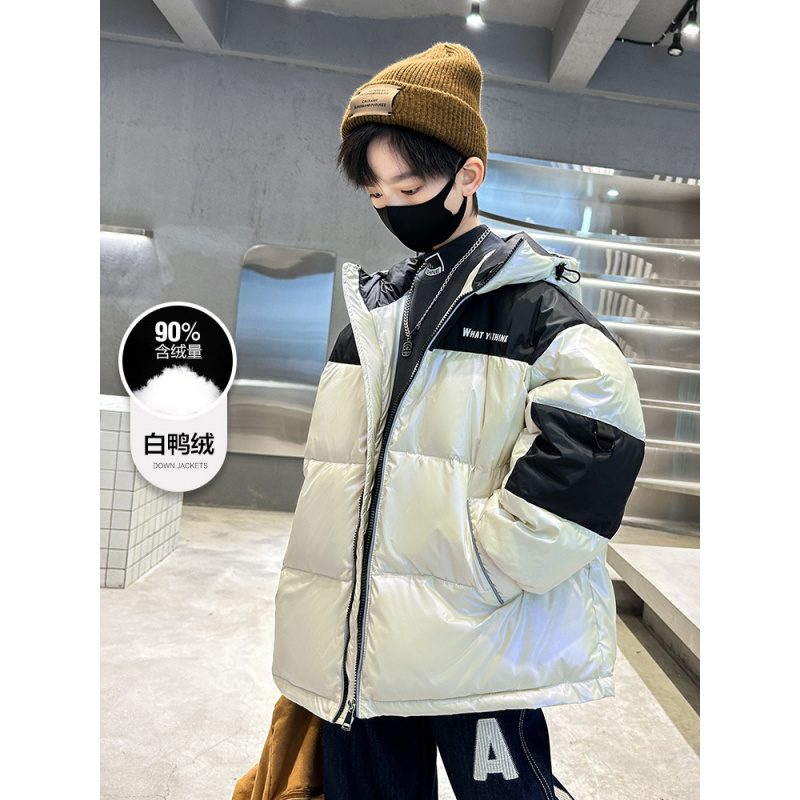 男童羽绒服冬季加厚新款大儿童冬装男孩冬款免洗外套洋气潮牌