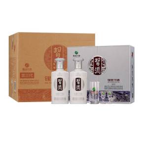 习酒 银质习酒礼盒500ml*2*3装 酱香型 新老版本年份随机 整箱装