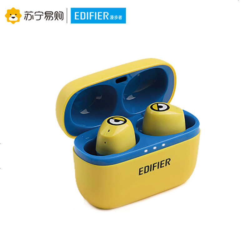 edifier/漫步者 w3小黄人真无线蓝牙耳机 迷你入耳式耳机 通用苹果