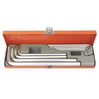 钢盾(SHEFFIELD) S050025 12件套公制加长内六角扳手(铁盒)[家用]