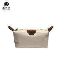 山之只 便携化妆收纳包 米白色 个