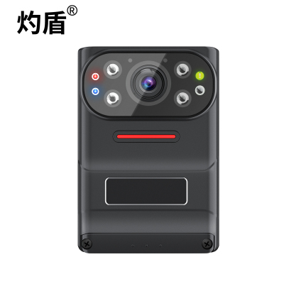 灼盾DSJ-F4 小型高清胸前佩戴记录仪 黑色 256G