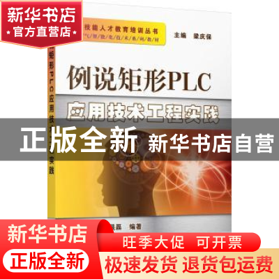 正版 例说矩形PLC应用技术工程实践 肖明耀,王晟磊编著 机械工业