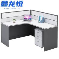 鑫龙悦 屏风工位 L形单人位含柜 张